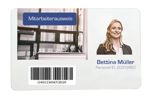 iDTRONIC RFID card as employee and company ID